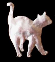 913 -Broche " le chat debout"