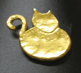 1543 - Broche chat rond