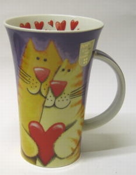 MUG1 -Mug haut, chats amoureux